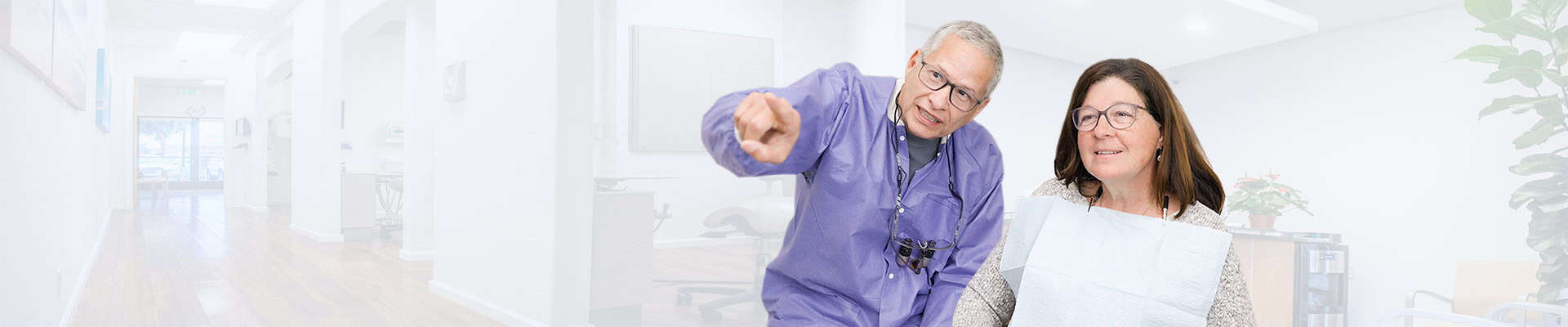 dentist in grover beach with patient consultation